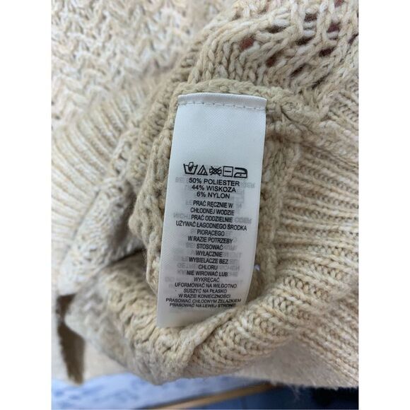 Nicole Miller Cream Knit Sweater NWT Size XS - Picture 5 of 6